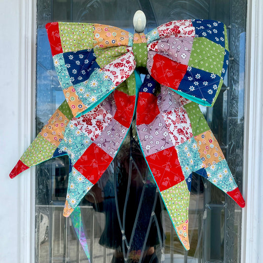 Quilted Door Bow