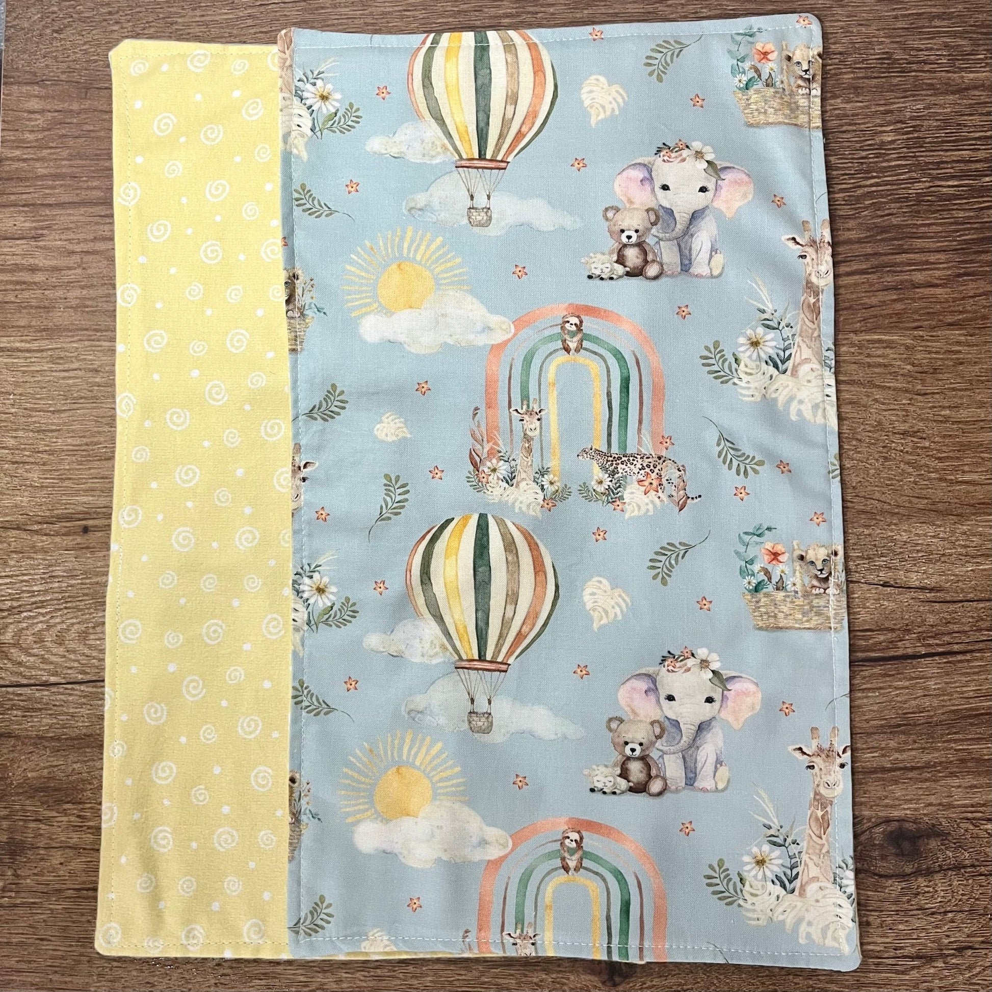 Burp Cloths - Sunflowers & Sage