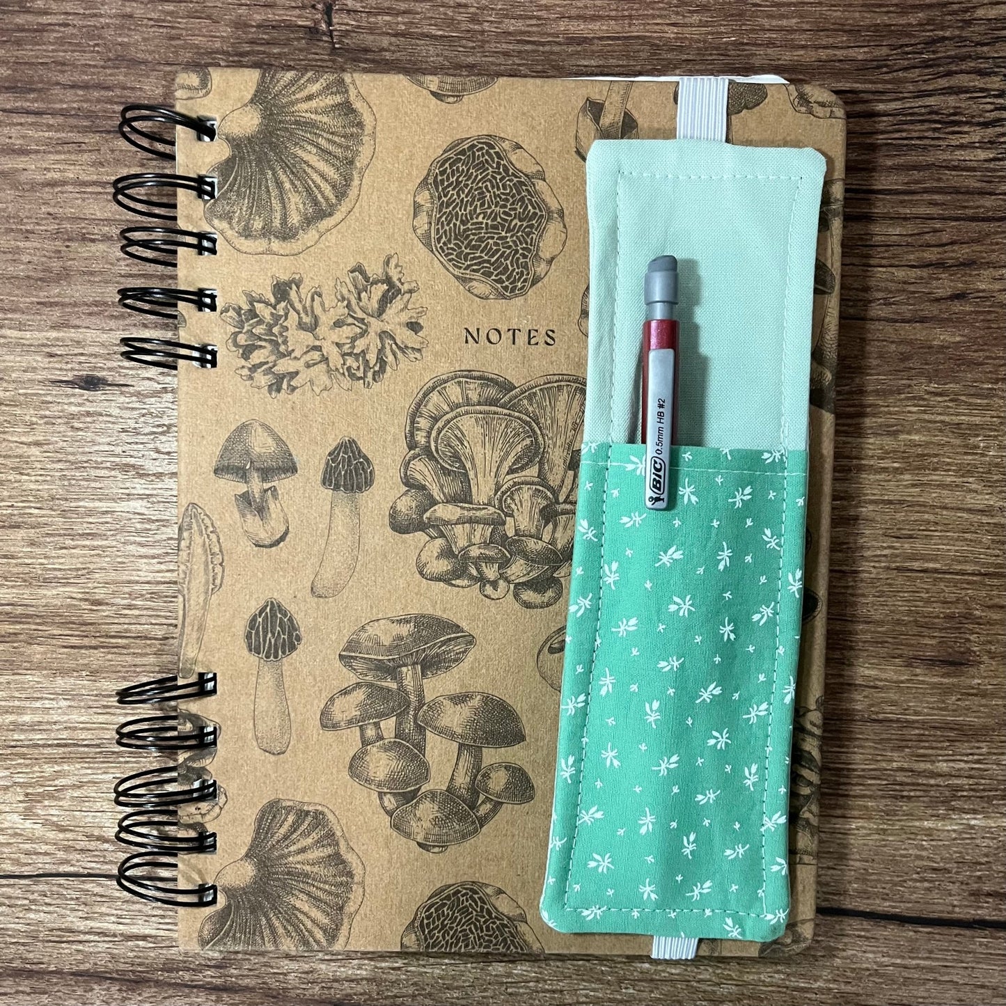 Elastic Pencil Holders - Sunflowers & Sage