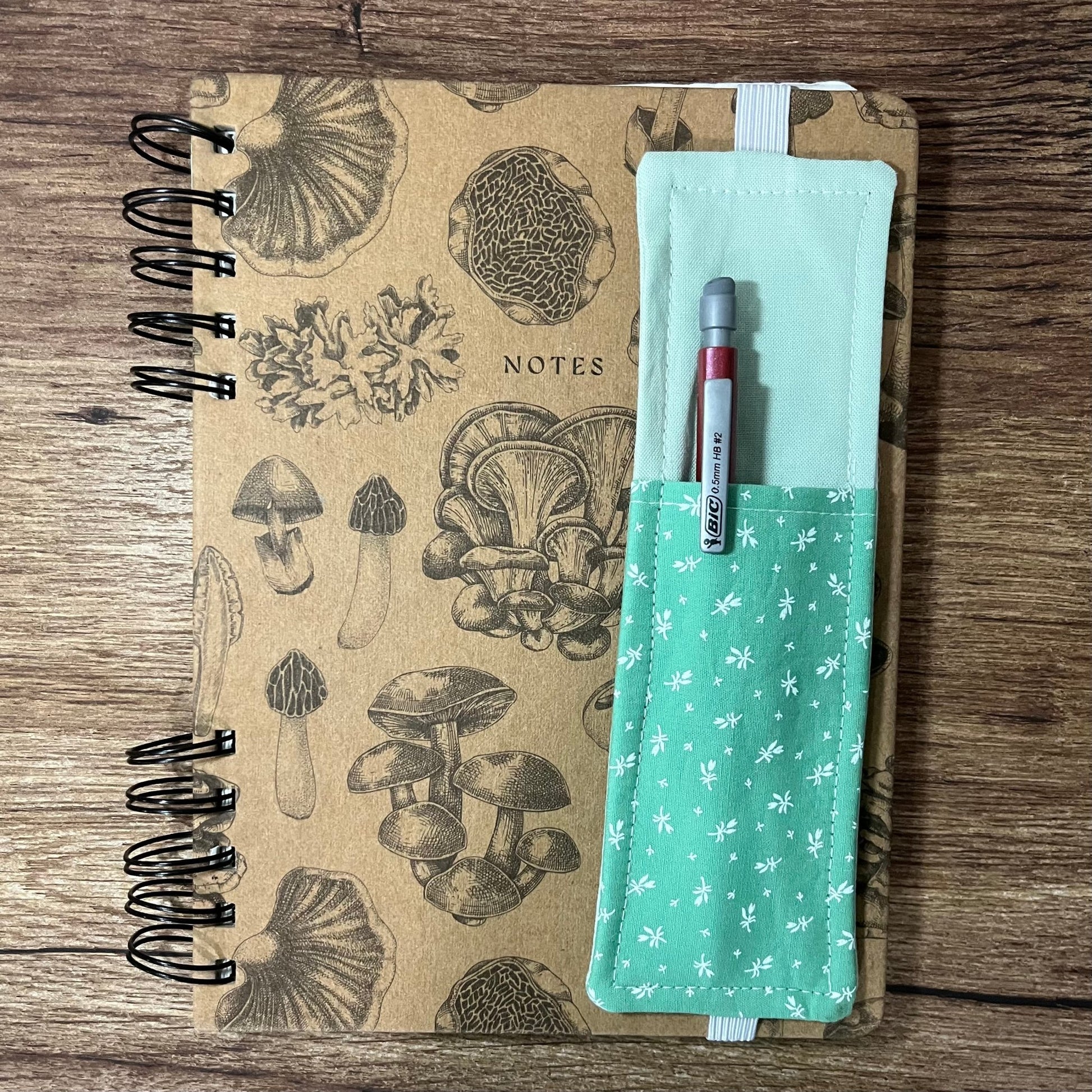 Elastic Pencil Holders - Sunflowers & Sage
