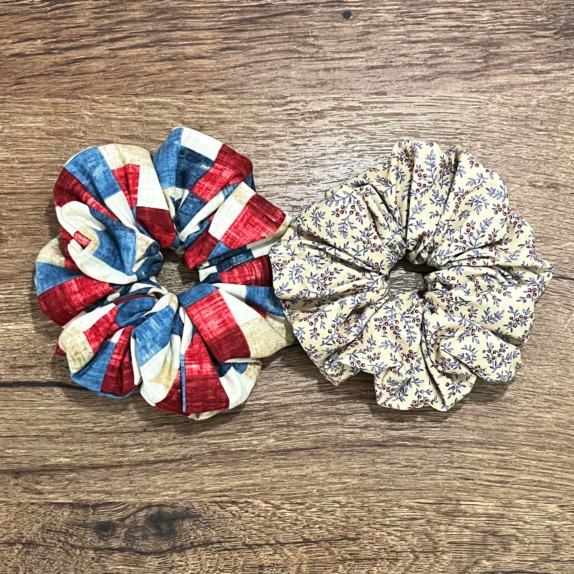 Holiday XL Scrunchies - Sunflowers & Sage
