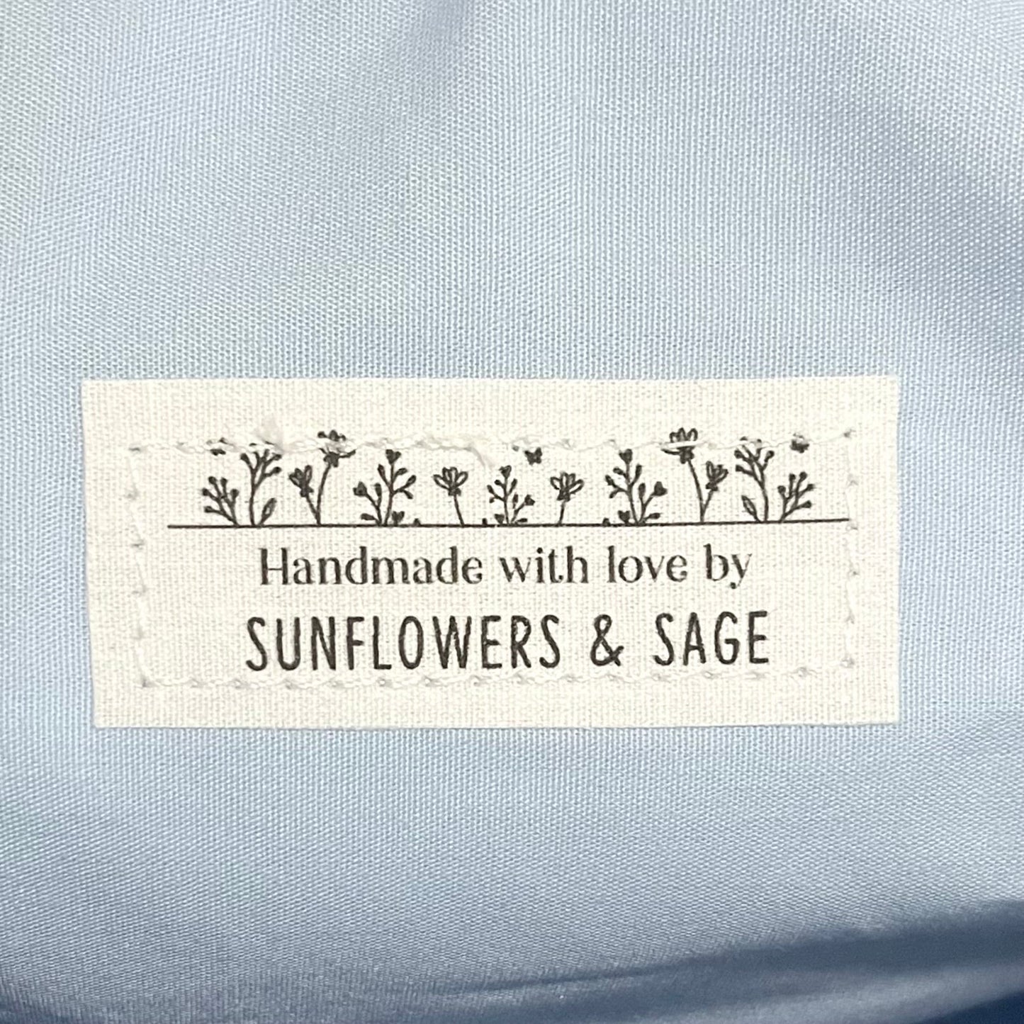 Makeup bag - Sunflowers & Sage