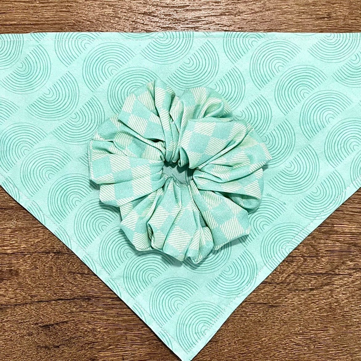 Mom & Pup Matching Set - Sunflowers & Sage