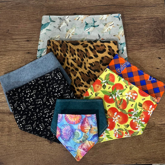 Pet Bandanas - Sunflowers & Sage