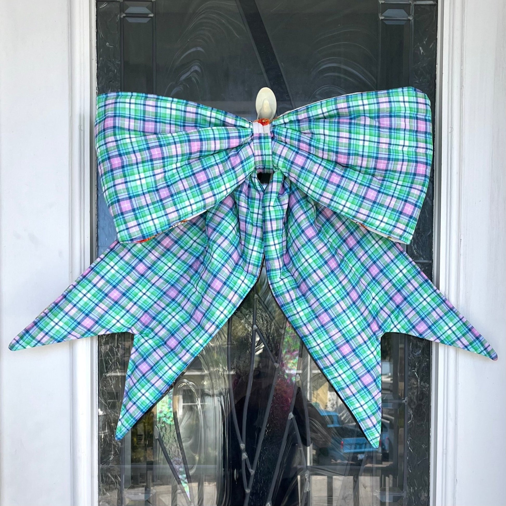 Quilted Door Bow - Sunflowers & Sage